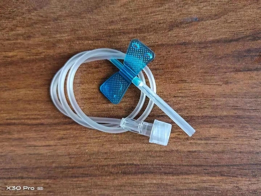 डिस्पोजेबल निष्फल बैंगनी 24 गेज तितली सुई रक्त परीक्षण तितली सुई