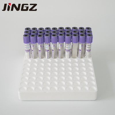 ग्लास प्लास्टिक K3 EDTA रक्त संग्रह ट्यूब 2ml-10ml चिपकने वाला लेबल प्रकार