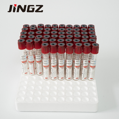 कोई एडिटिव प्लेन रेड टॉप ब्लड ट्यूब 0.5ml-10ml