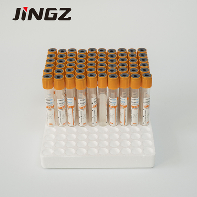 रेड टॉप कोगुलेंट क्लॉट एक्टिवेटर ब्लड सैंपल कलेक्शन ट्यूब 2ml-6ml