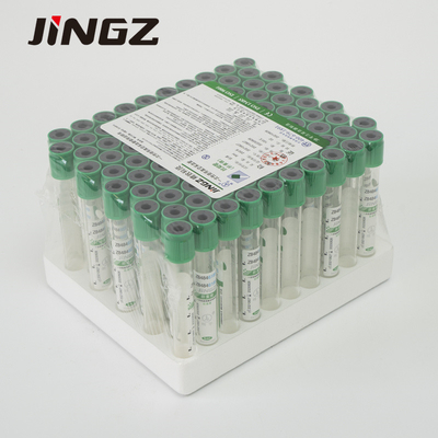 ग्रीन लिथियम हेपरिन रक्त नमूना संग्रह ट्यूब वैक्यूम टेस्ट ट्यूब 2-10ml