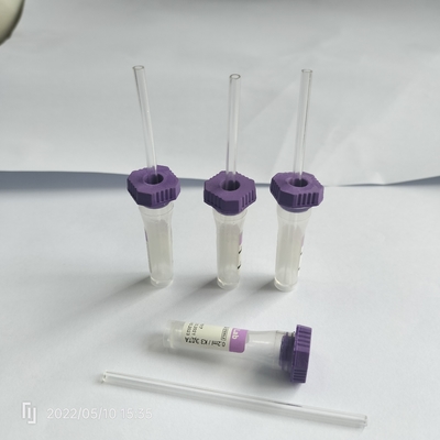 केशिका EDTA माइक्रो ब्लड कलेक्शन ट्यूब 0.25ml-1ml पर्पल कैप Vacuum