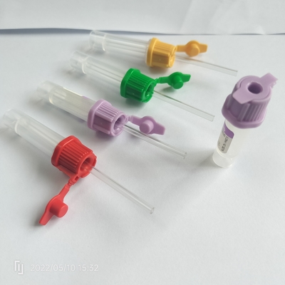केशिका EDTA माइक्रो ब्लड कलेक्शन ट्यूब 0.25ml-1ml पर्पल कैप Vacuum