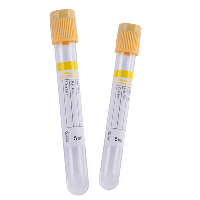 4ml 8ml ग्लास जेल टेस्ट ट्यूब 13*100mm सेपरेशन जेल क्लॉट एक्टिवेटर ट्यूब वैक्यूम