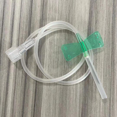 ब्लड टेस्ट ग्रीन बटरफ्लाई नीडल बटरफ्लाई विंग्ड इन्फ्यूजन सेट 21g 22g 23g