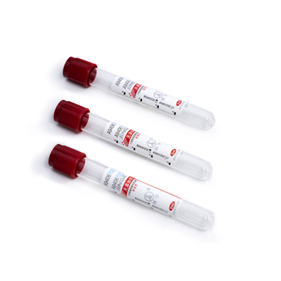 कोई एडिटिव प्लेन रेड टॉप ब्लड ट्यूब 0.5ml-10ml