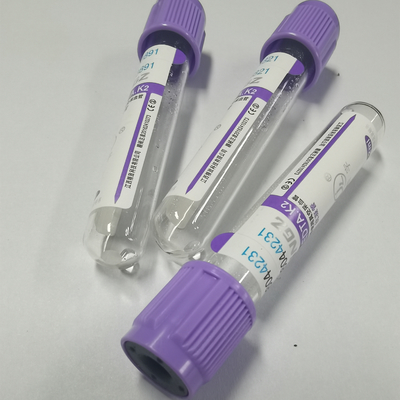 क्लिनिकल हेमेटोलॉजी में ग्लास वैक्यूम 2ml EDTA ट्यूब Edta K3 वैक्यूटेनर ट्यूब