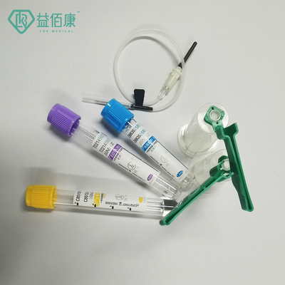 सुरक्षा धारक के साथ 25 गेज रक्त संग्रह तितली सुई 2-10ml