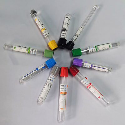 13*75mm वैक्यूटेनर ब्लड सैंपल कलेक्शन ट्यूब Edta ट्यूब जेल ट्यूब 1-10ml