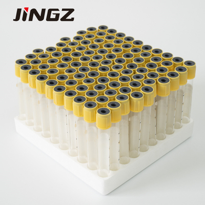 पीला जेल थक्के सक्रियक ट्यूब मेडिकल रक्त संग्रह ट्यूब 2ml-10ml