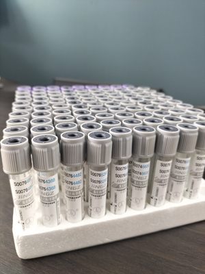 मेडिकल रक्त संग्रह के लिए ग्रे कैप ग्लूकोज ट्यूब 2ml-10ml वैक्यूम ट्यूब