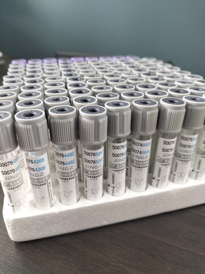 मेडिकल रक्त संग्रह के लिए ग्रे कैप ग्लूकोज ट्यूब 2ml-10ml वैक्यूम ट्यूब