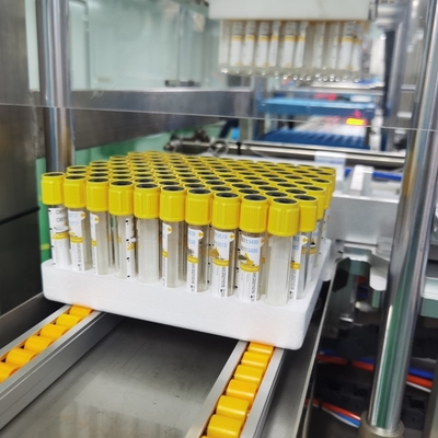 OEM पीला ढक्कन 8ml पृथक्करण जेल और थक्के सक्रियण वैक्यूम ट्यूब