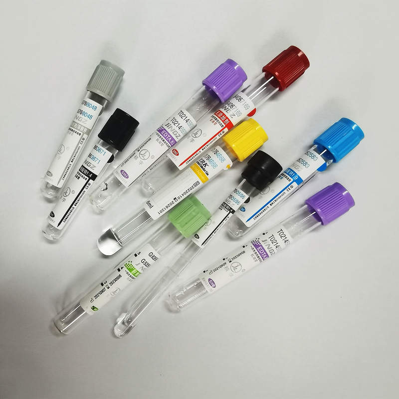 JINGZ 0.5ml-10ml K2 EDTA ट्यूब रक्त परीक्षण वैक्यूम के लिए ऊंचाई के अनुसार